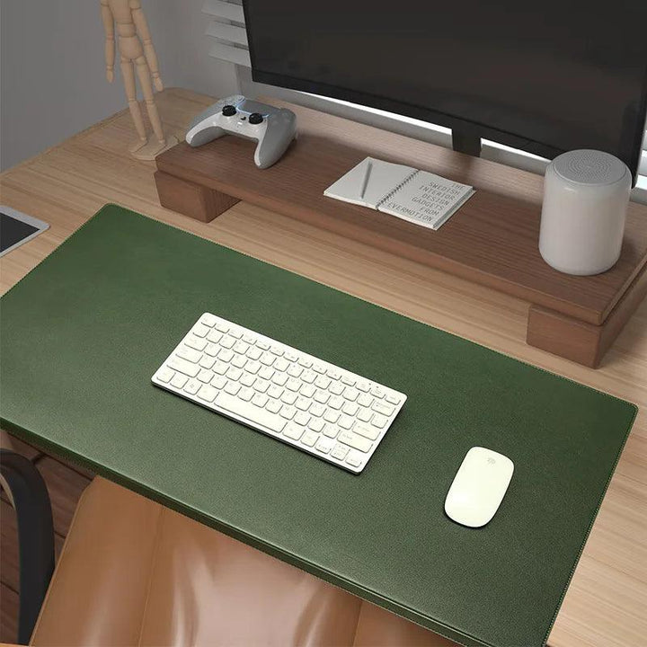 Lisslune | PU leather desk mat with adjustable elbow and wrist support