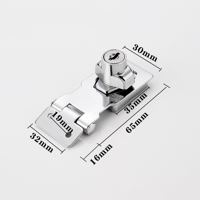Lisslune | Cabinet Secure Stainless Steel Heavy Duty Drawer Lock