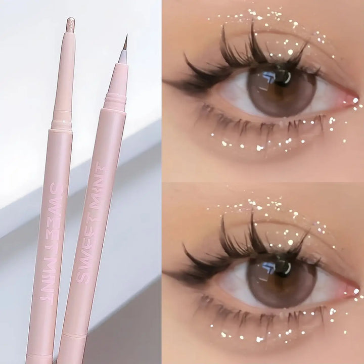 Rynx | Double head lying silk spinner pencil silk spinner highlighter crease pencil diamond glitter matte illuminating shadow eyeliner pencil Aegyo-sal