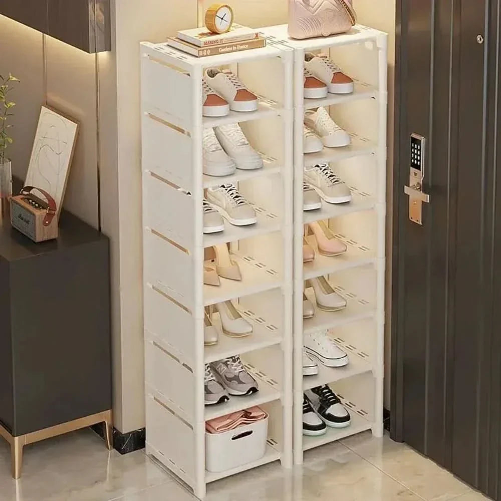 Lisslune | SHOECORNER RACK – Stackable shoe rack for corners – Space-saving organization with style
