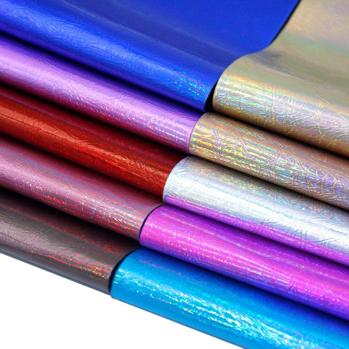 Lisslune | Glittering Creativity: Transform Your Projects with Burst Crack Synthetic Leather Sheets