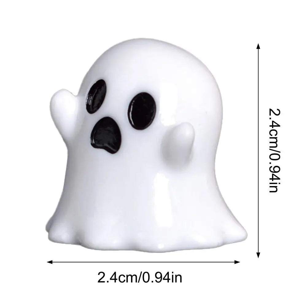 Rynx | Halloween Micro Landscape Miniature Figures Resin Craft Mini Fairy Garden Ornaments Cute Pumpkin Ghost Vampire Decoration