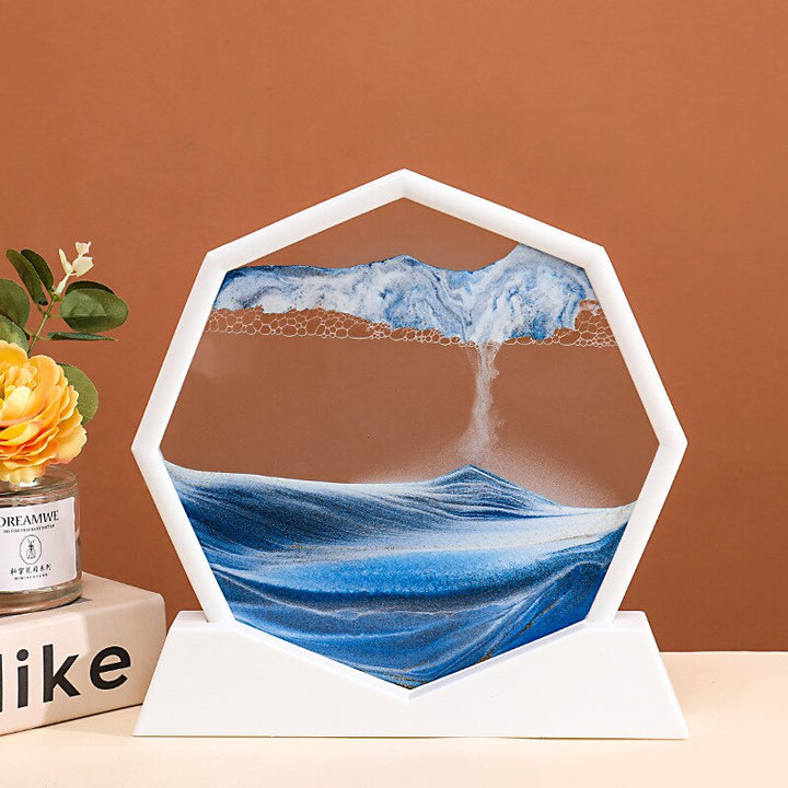 Lisslune | Deep Sea Flowing Hexagon Sand Decor