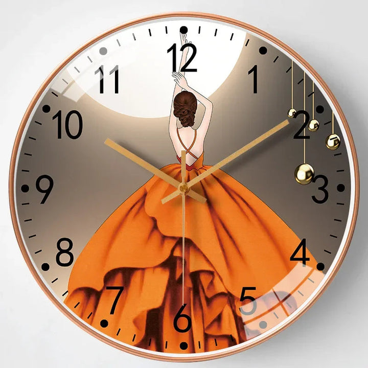 Lisslune | ScandiTick Elegant Wall Clock – Modern Design for Every Interior