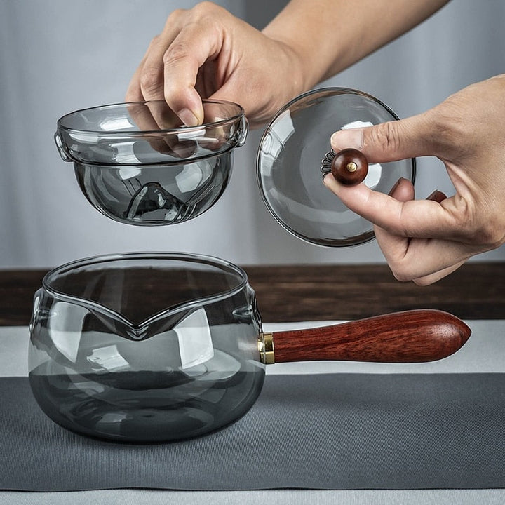 Lisslune | Timeless Rotating Elegant Heat Resistant Teapot