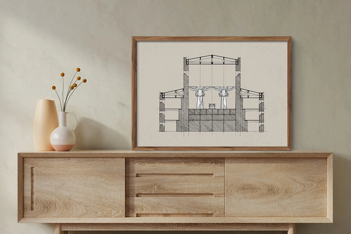 Lisslune | Temple Canvas Poster