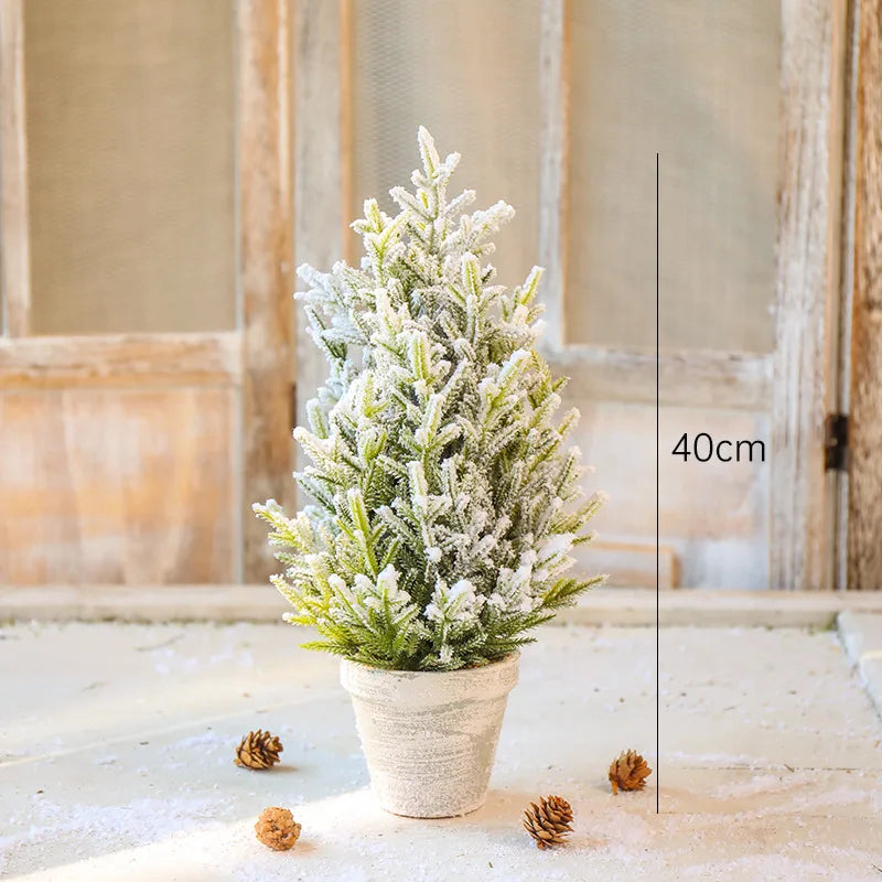 Rynx | Mini PE Christmas tree decoration Pine Topping Table Christmas tree Christmas home Party Wedding decoration New Year's gift