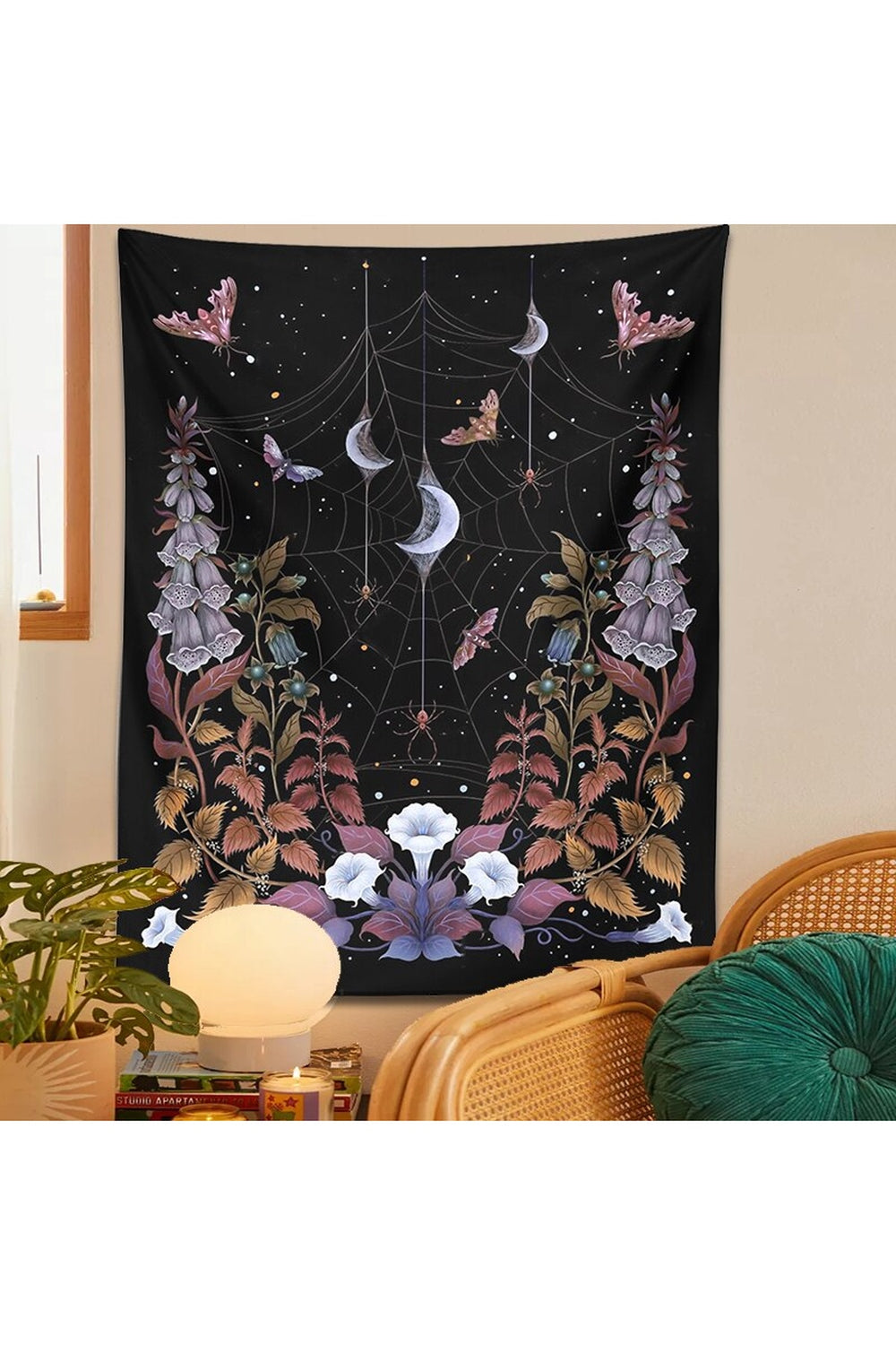 Lisslune | Garden Spider Web Tapestry