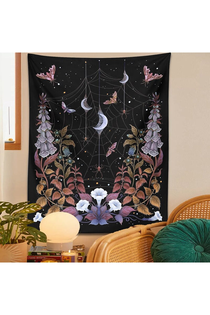Lisslune | Garden Spider Web Tapestry