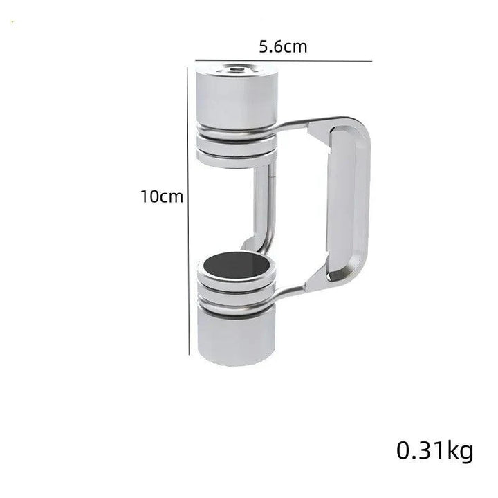 Lisslune | Multi-Functional Stainless Steel Camping Gear Organizer with Built-In Light Stand and Storage Solutions