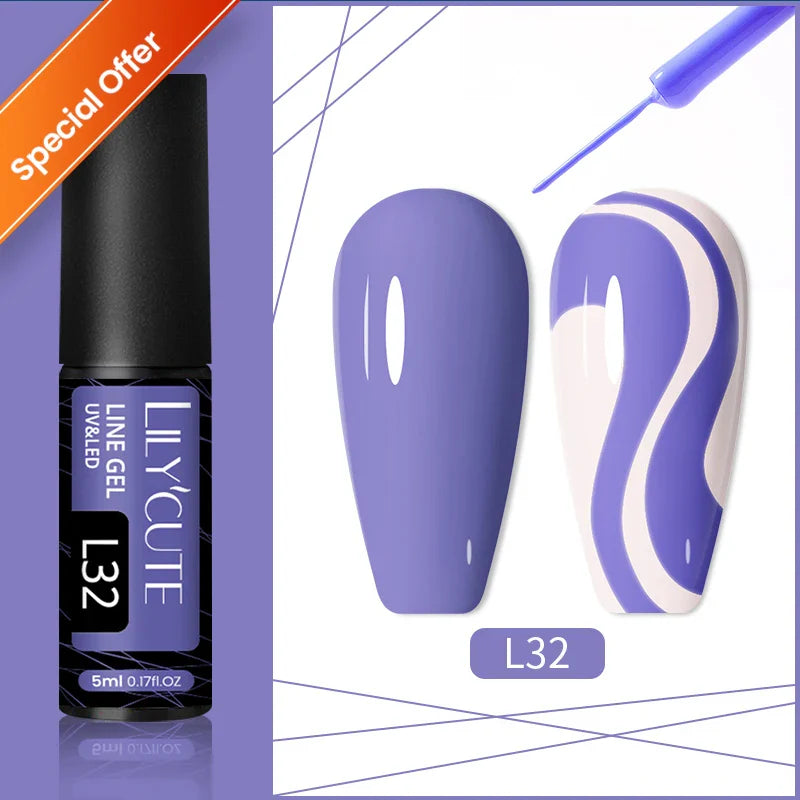 Rynx |5ML Aurora Cat Magnetic Liner Gel Nail Polish Sparkling Paint Gel Nail Polish Semi Permanent UV Gel Lines French Nail Art