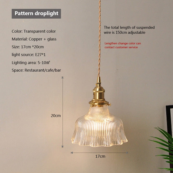 Lisslune | Nordic Brilliance Transparent Glass Pendant Lamp