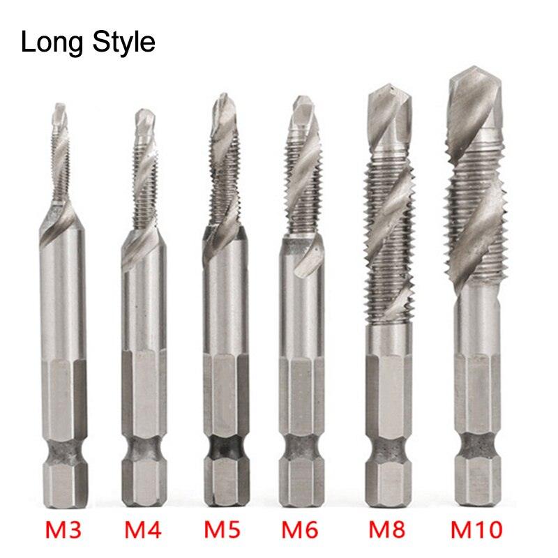 Lisslune | Precision Taps Set with Titanium Coating and Spiral Flute Design for Efficient Tapping and Chamfering