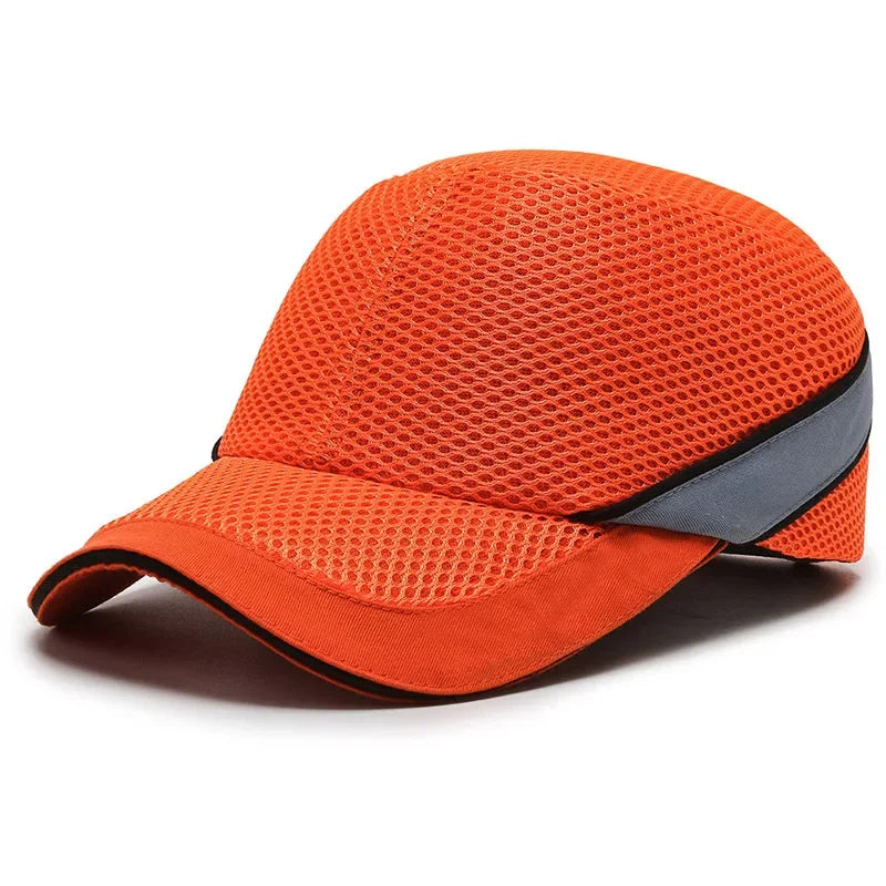 Lisslune | Red Safety Bump Cap - Helmet with hard ABS inner core for head protection at home, work, and factory