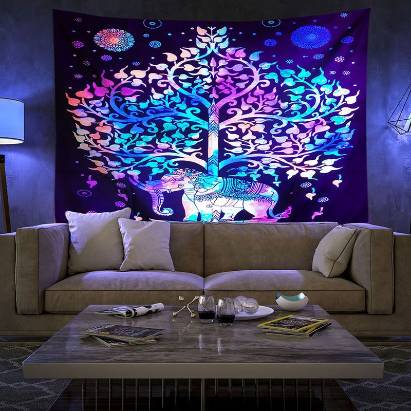 Lisslune | Colorful Glowing Luminous Tapestry