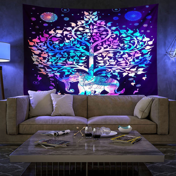 Lisslune | Colorful Glowing Luminous Tapestry