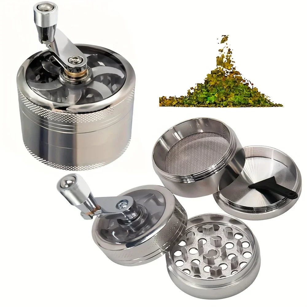 Lisslune | Nut and Hard Spice Mill - Hand tool for grinding nutmeg, ginger, rock salt, and peppercorns