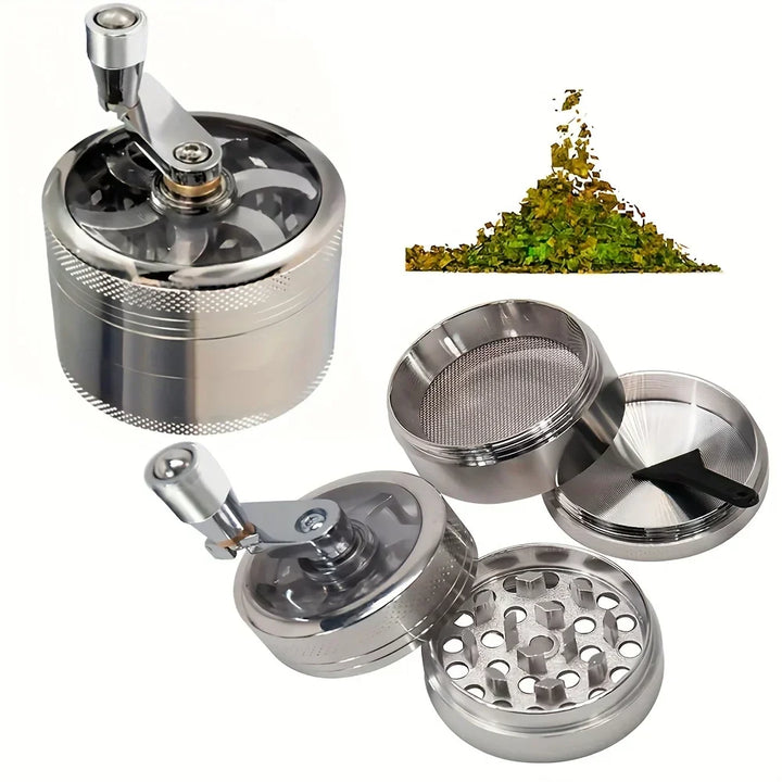 Lisslune | Nut and Hard Spice Mill - Hand tool for grinding nutmeg, ginger, rock salt, and peppercorns