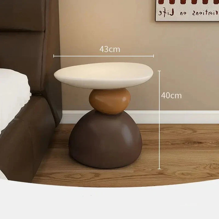 Lisslune | Minimalist Scandinavian Side Table – Stylish Nightstand or Coffee Table