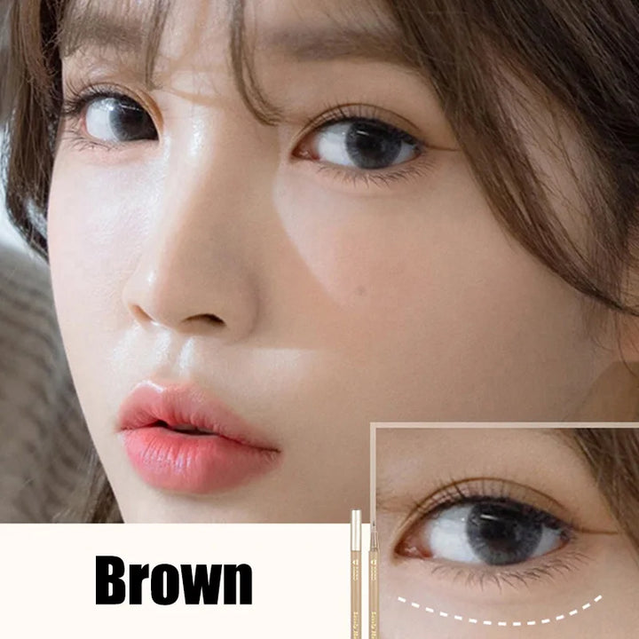 Rynx | Ultra-fine liquid eyeliner waterproof glitter matte black brown shimmering eyeliner lying silk moth pencil eye beauty party makeup tools