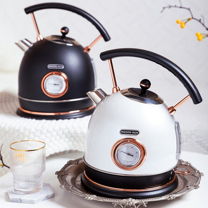 Lisslune | Electric Thermometer Automatic Vintage Style Kettle