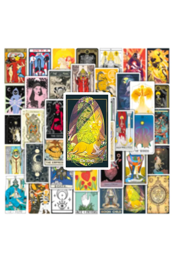 Lisslune | Tarot Doodle Scrapbooking Stickers