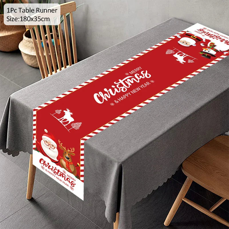 Rynx Merry Christmas Door Banner Hanging Decoration Christmas Decoration for Home Xmas Navidad Happy New Year