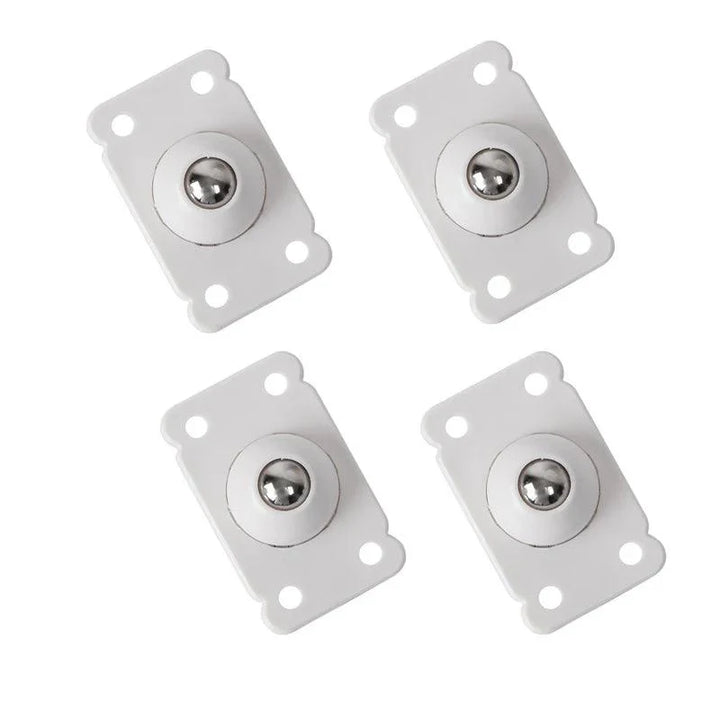 Lisslune | Set of 4 Locking Casters 360° Swivel Wheels for Effortless Movement of Cans and Bins