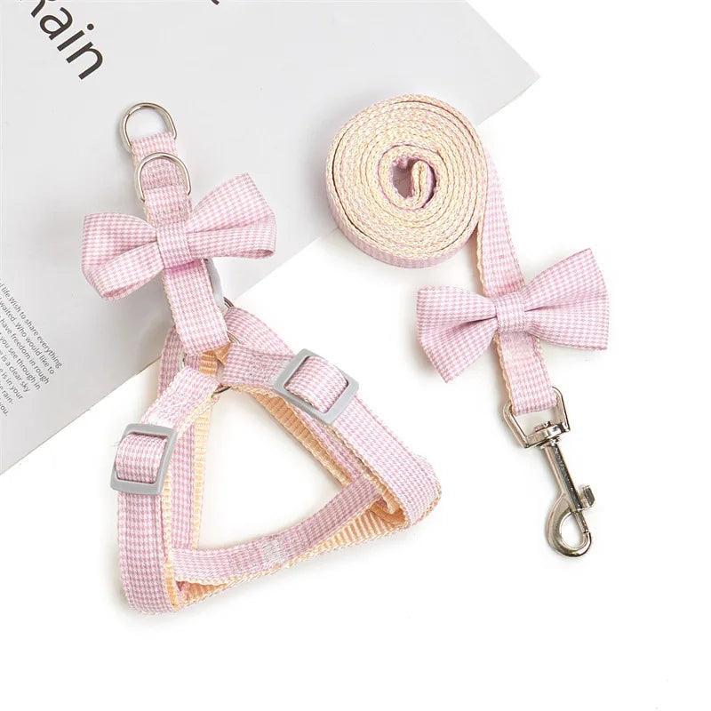 Lisslune | Beautiful, star-shaped adjustable harness and leash set for small pets