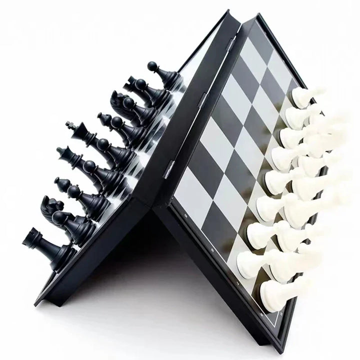 Rynx | 1pc Foldable Magnetic International Chess Set with Plastic Chessboard Board Game, Ideal for Family Games and Gatherings