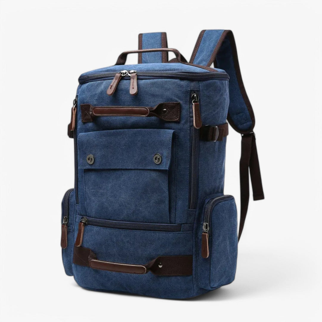 Lisslune | Vintage Canvas Backpack – Stylish & Functional with Laptop Compartment for Everyday & Adventure
