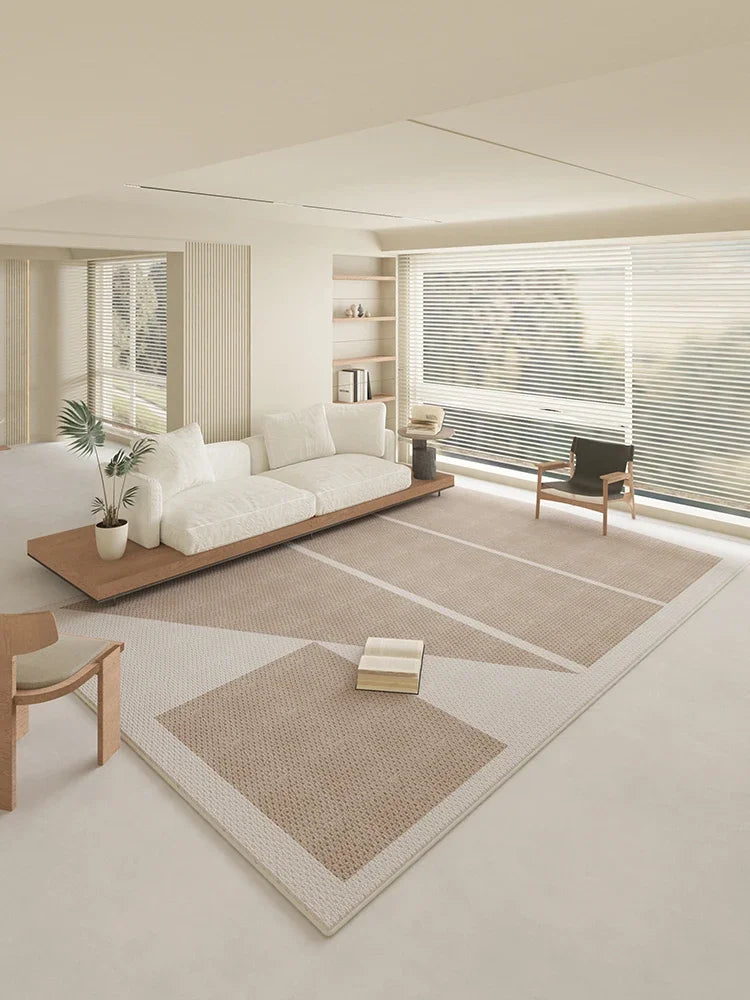 Rynx | Luxurious High-End Modern Style Large Living Room Rug Wabi-Sabi Style Coffee Table Rug Nordic Sofa Bedroom Rugs