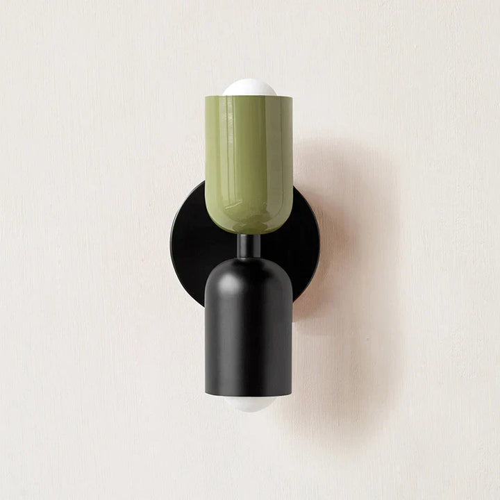 Lisslune | Double Head Wall Lamp Black Base