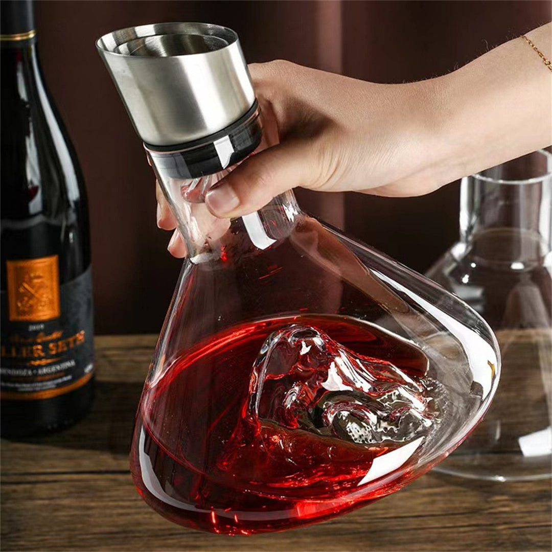 Lisslune | Dreamy Mountain Premium Crystal Wine Decanter