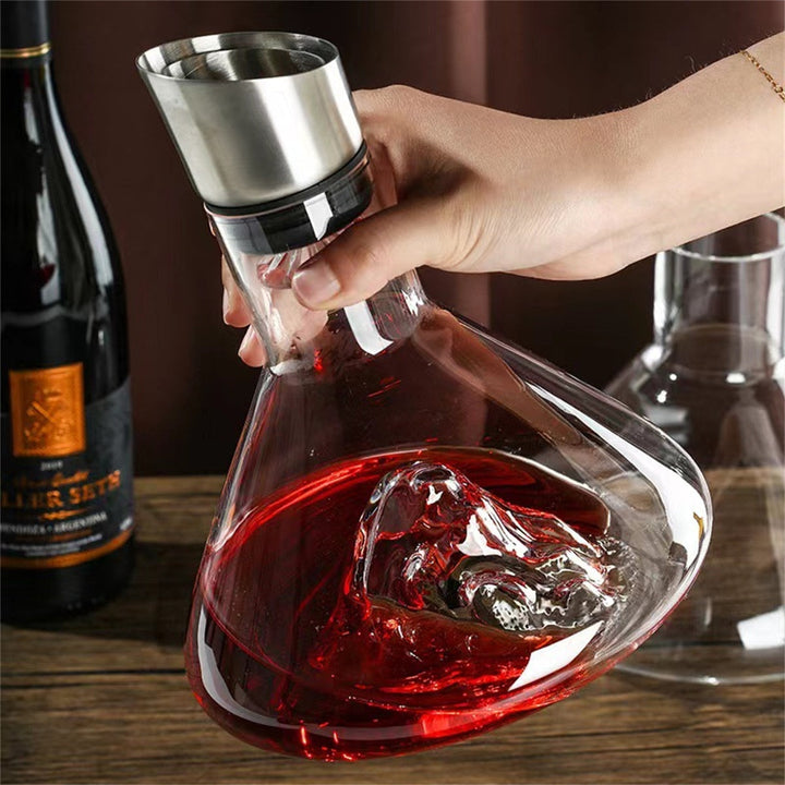 Lisslune | Dreamy Mountain Premium Crystal Wine Decanter