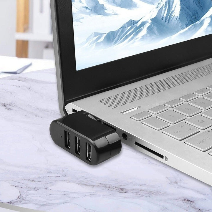 Lisslune | Rotatable 3-Port Multi USB Connection