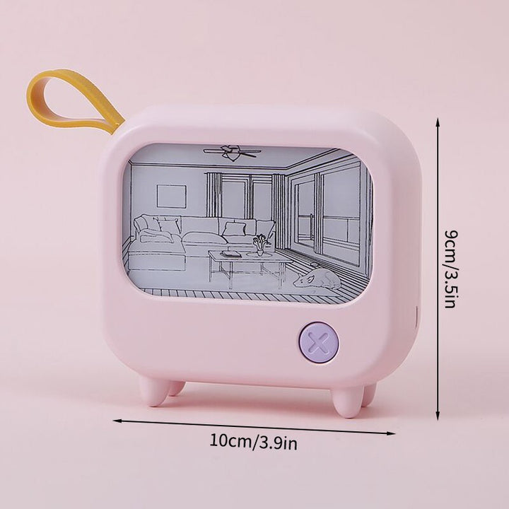 Lisslune | Mini Art TV Painting Decor Night Lamp