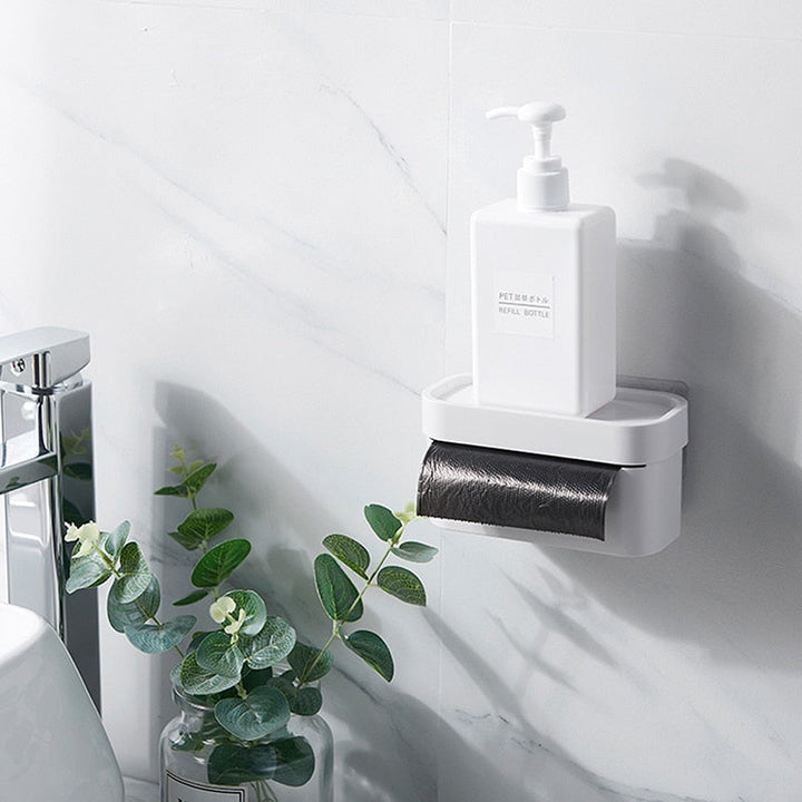 Lisslune | Self-Adhesive Wall Garbage Bag Dispenser