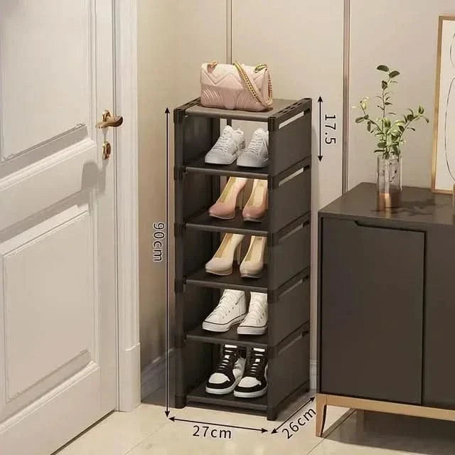 Lisslune | SHOECORNER RACK – Stackable shoe rack for corners – Space-saving organization with style