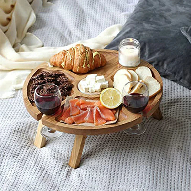 Lisslune | Folding picnic table for snacks