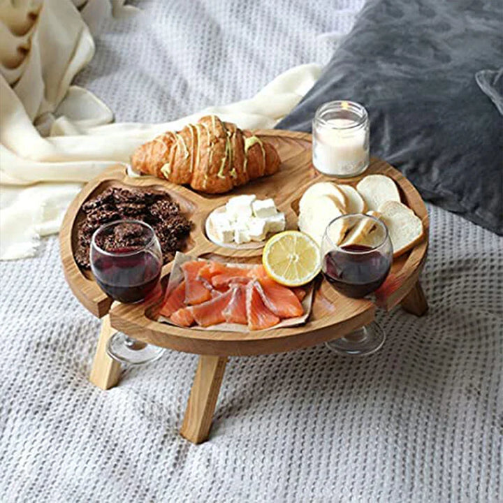 Lisslune | Folding picnic table for snacks