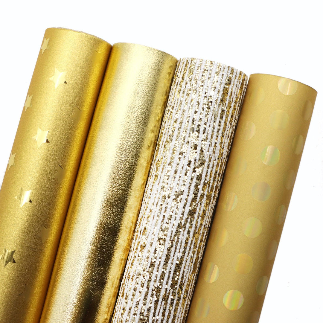 Lisslune | Glamorous Synthetic Leather DIY Craft Kit: Sparkle & Shine Bundle