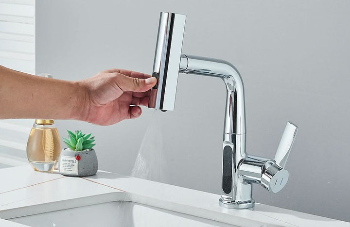 Lisslune | LUXOR - Modern digital washbasin tap