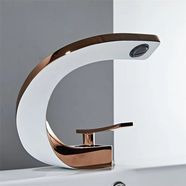 Lisslune | Nordic Arch Artistic Deck Mounted Faucet