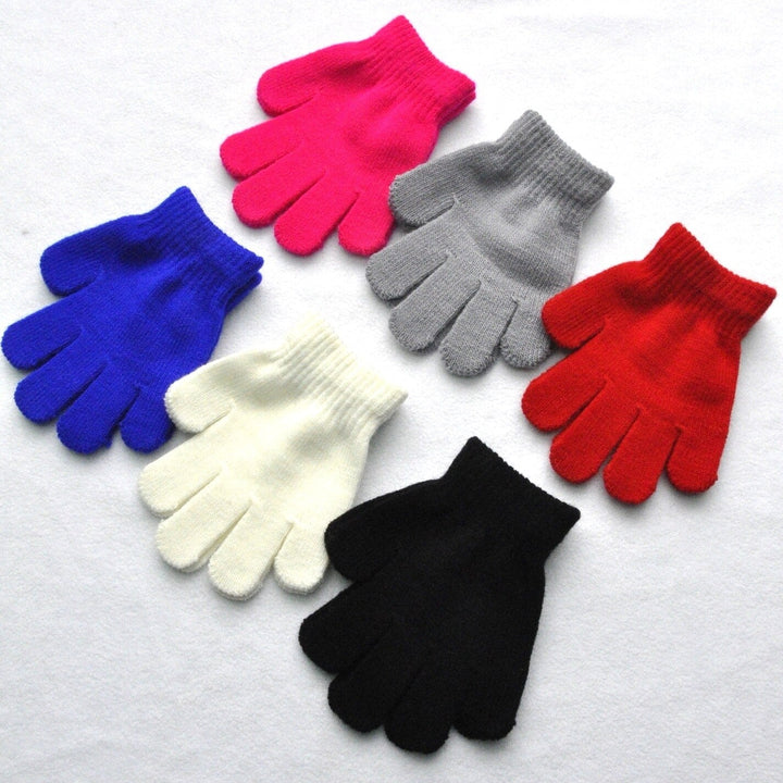 Lisslune | Toddler Wool Gloves with Individual Fingers (3-6 Years)