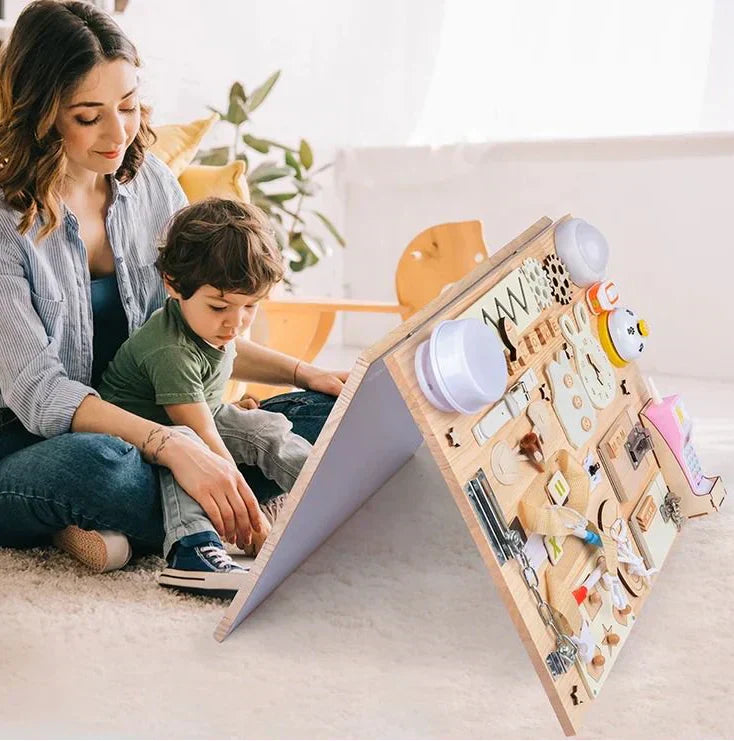 Lisslune | PlayDomus – Educational Activity Board with Drawing Table for Kids