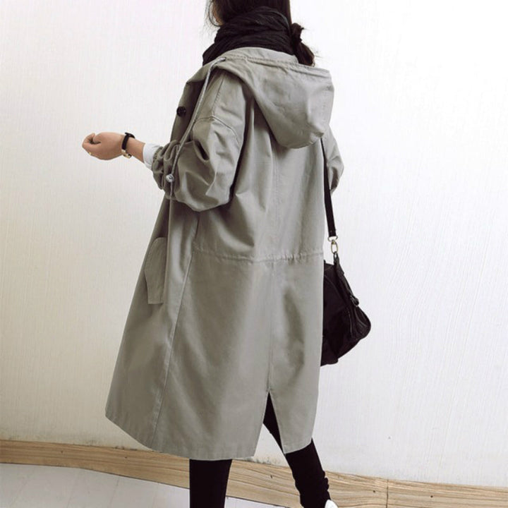 Lisslune | Waterproof and Windproof Women's Trench Coat with Hood
