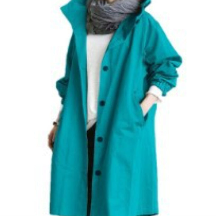 Lisslune | Waterproof and Windproof Women's Trench Coat with Hood