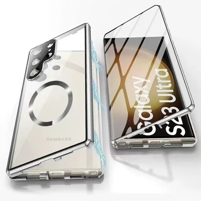 Lisslune | Metal Aluminum Alloy 360 Case with Safety Closure for Samsung Galaxy S24-S23 Series