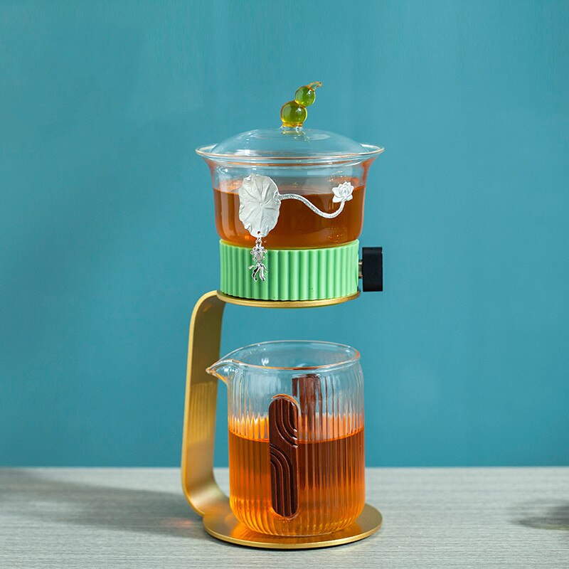 Lisslune | Ancient Mystery Leaf Glass Teapot